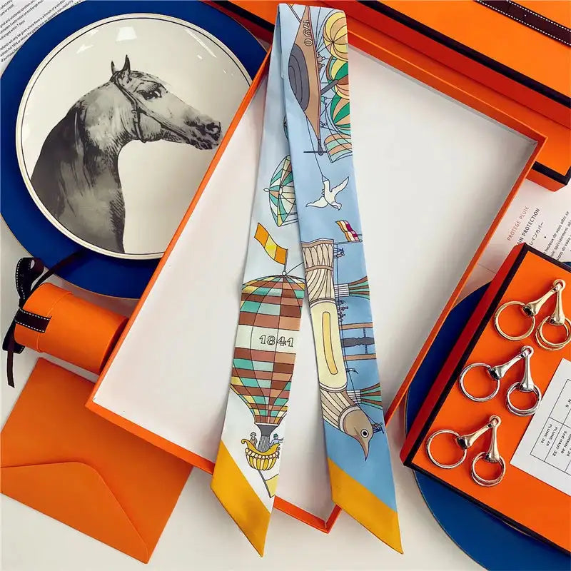 JTVOVOC Silk Scarf &ndash; Elegant Versatility for Any Outfit JZP024-08 / 5x85cm