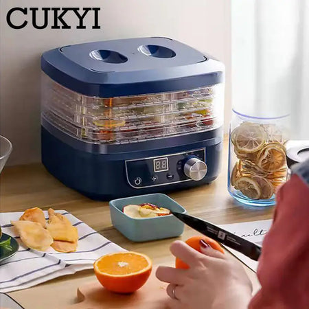 CUKYI Mini Food Dehydrator &ndash; Adjustable Temperature and Five Trays