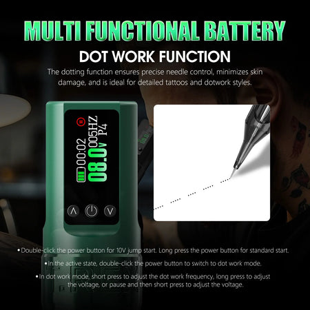 T-Rex Wireless Tattoo Machine &ndash; Long-Lasting Battery