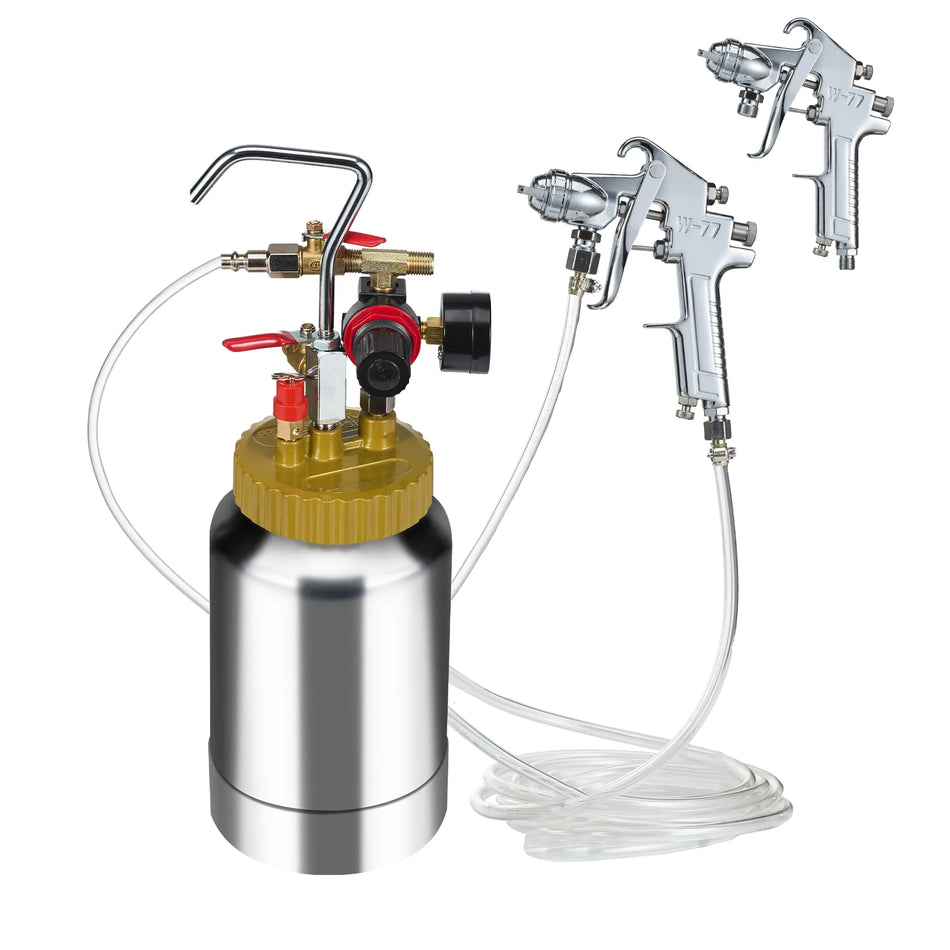 SucceBuy 2L/0.5gal Spray Paint Pressure Pot Tank &ndash; Compact