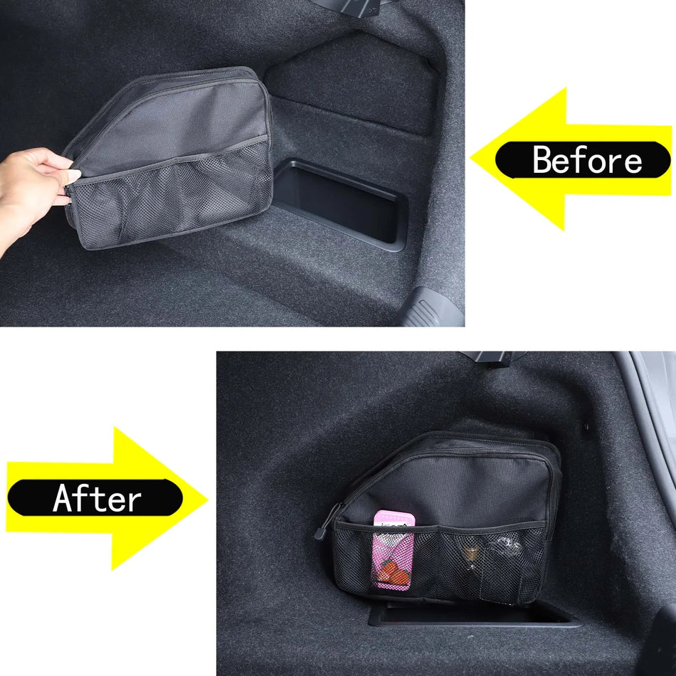 Bolsa de herramientas para maletero de tela Oxford negra BMW Serie 5 G60 2024