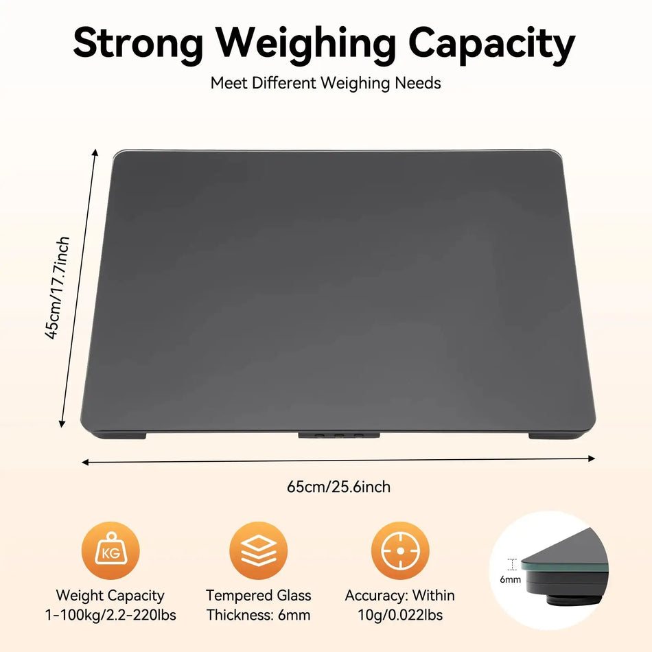 100KG Digital Animal Scale 65x45 CM &ndash; High Capacity LCD