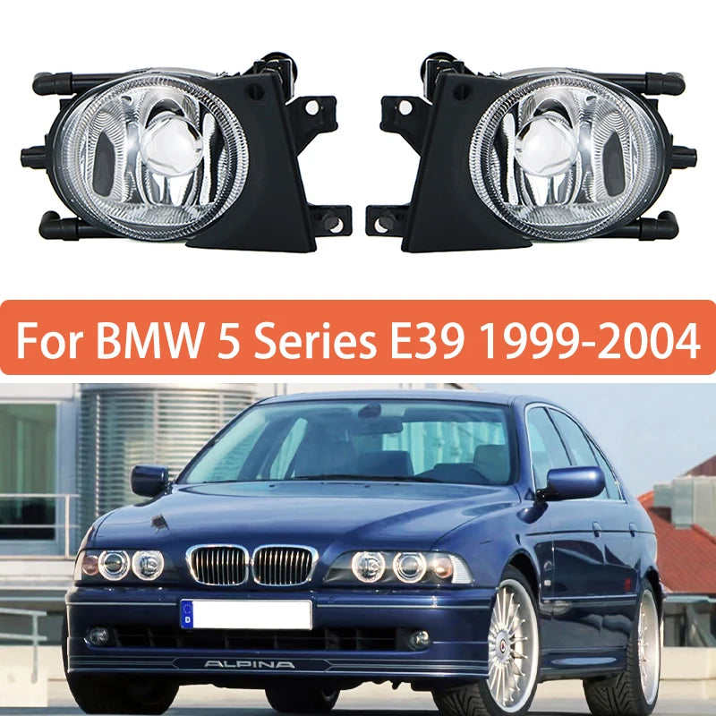 Fog Lamp Assembly With ABS Housing For BMW E39 1999-2004