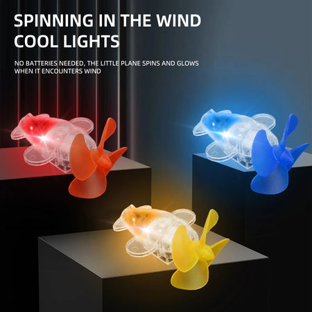 Wind Powered LED Motorcycle Strobe Lights &ndash; Creative Safety Decoration