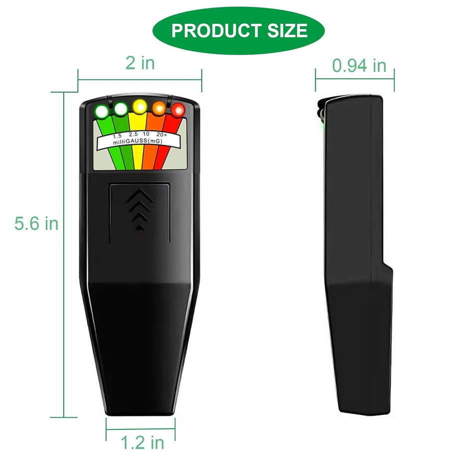 K2 EMF Detector With 5 Color LED Indicator For Electromagnetic Testing
