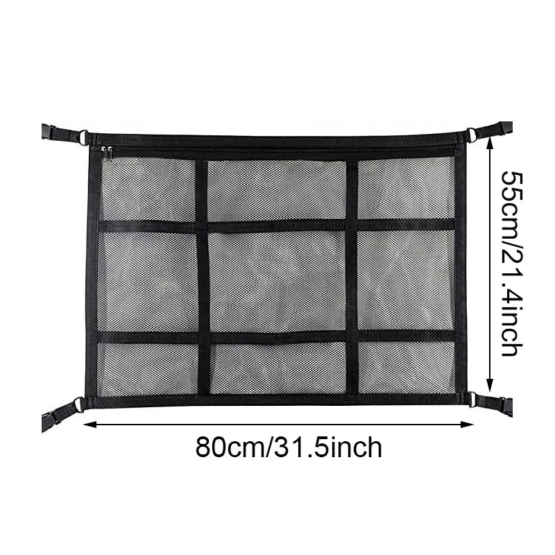 Car Roof Storage Organizer &ndash; Durable Polyester Mesh A
