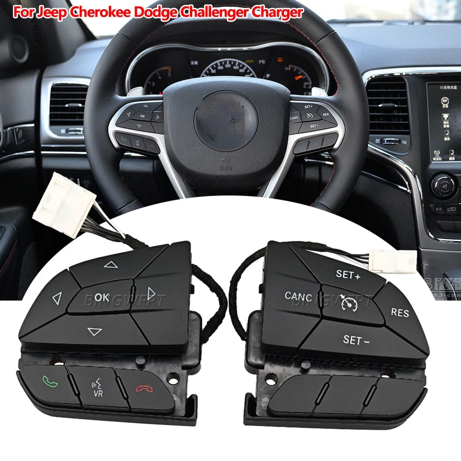 Comutator de control al vitezei de croazieră pentru volanul Jeep Cherokee