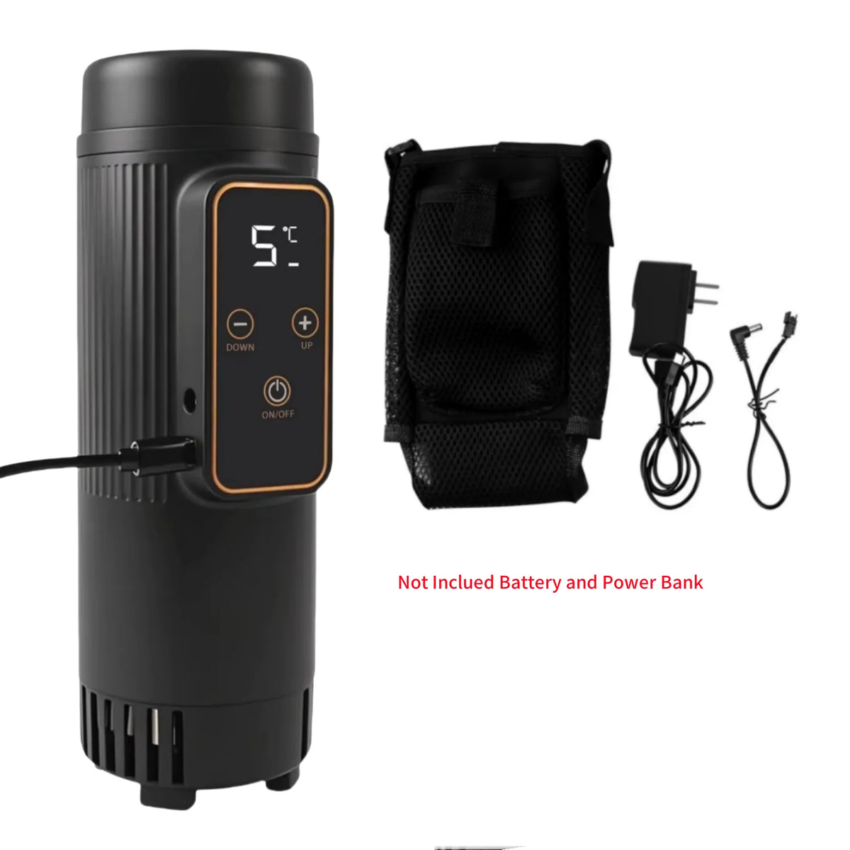 Portable Insulin Travel Cooler Cup &ndash; Digital Temp Display 220V-240V EU