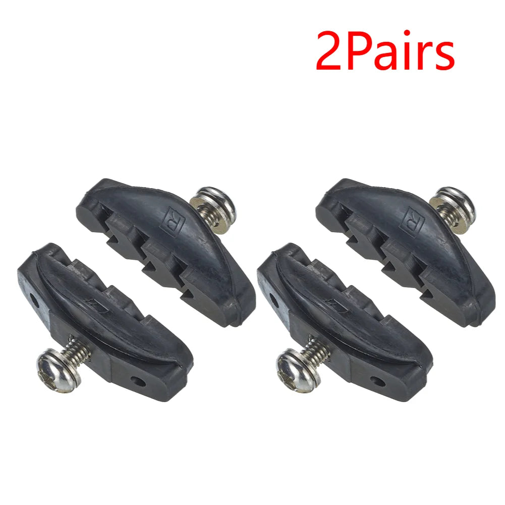 Road Bike Brake Pad &ndash; Ultra Quiet Durable Rubber Brake Pads 2Pairs