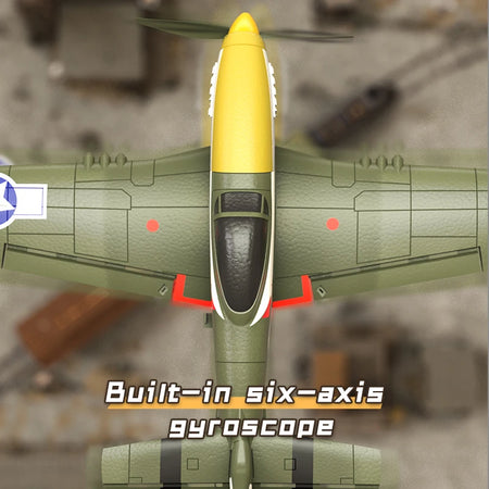 P51 Mustang Foam RC Plane - 4CH Ready-to-Fly Aerobatic Fighter