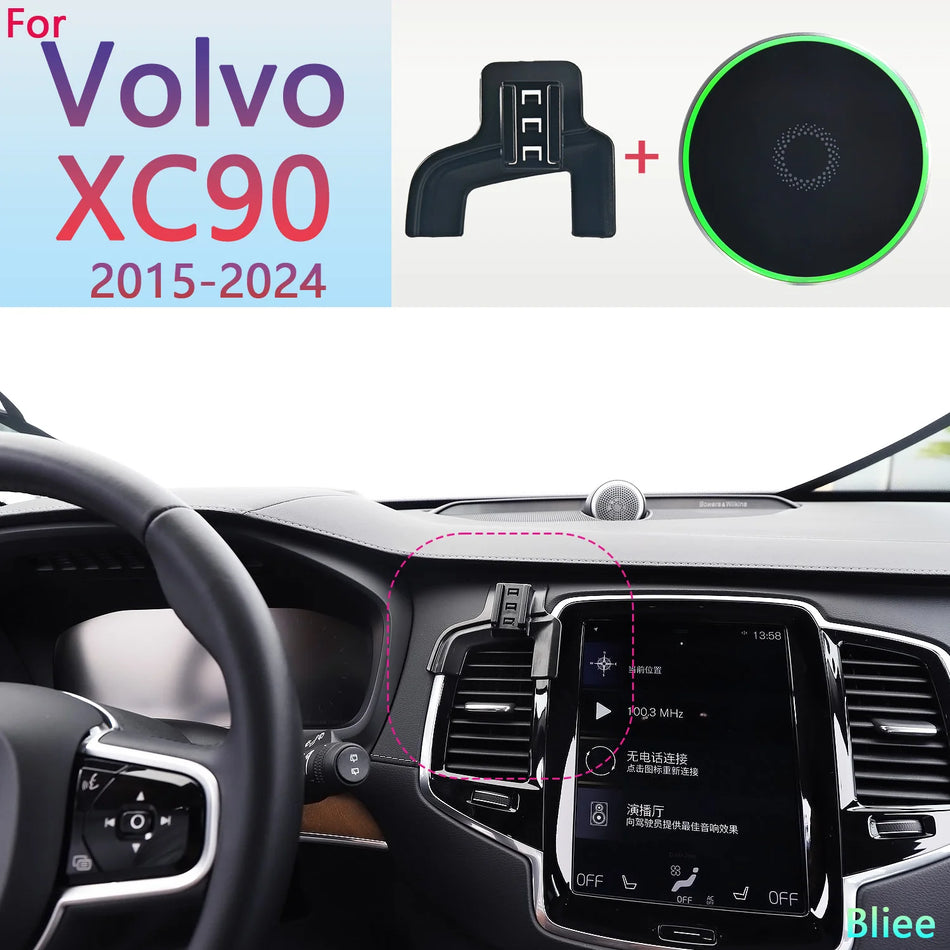 Volvo XC90 Magnetisk Telefonhållare MagSafe Bas 15W Trådlös