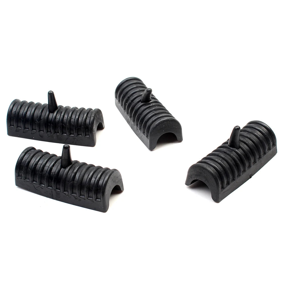 Motorcycle Black Hard Saddlebag Support Cushion &ndash; Durable Protection for Harley Touring Models