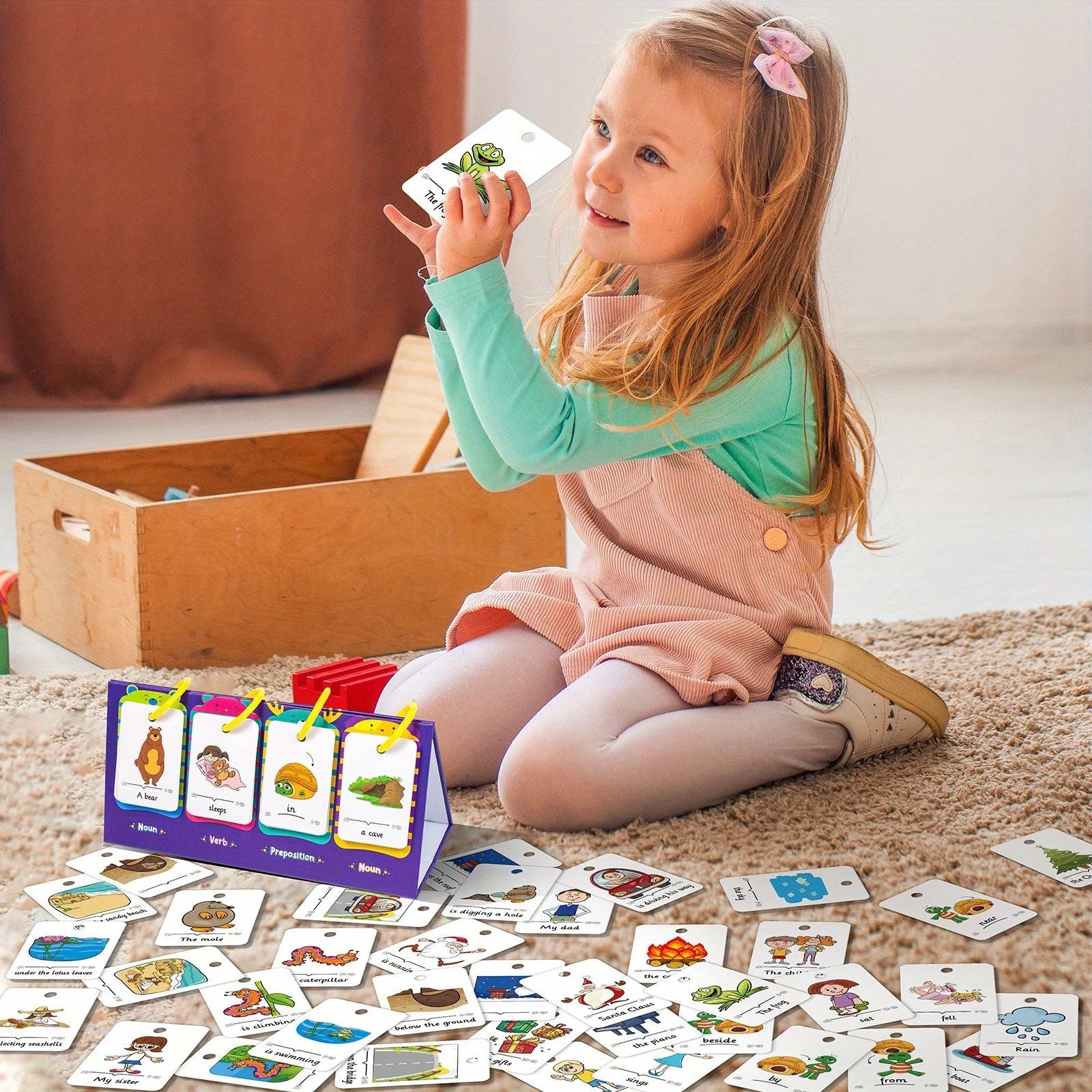 Sentence-Making Exercises Flip Chart | Vocabulary Building Tool