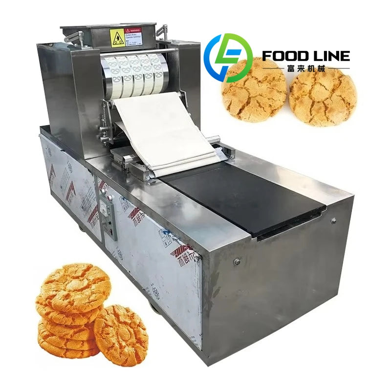 Liten bagerikexmaskin Automatisk kakmaskin för kex och kakor Hög effektivitet Kompakt design