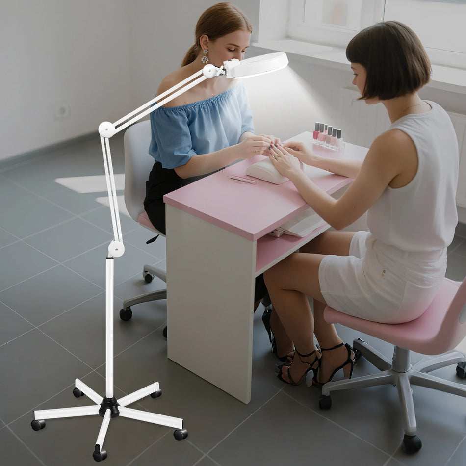 220V White LED Magnifying Lamp 5X Ring Fluorescent Tube