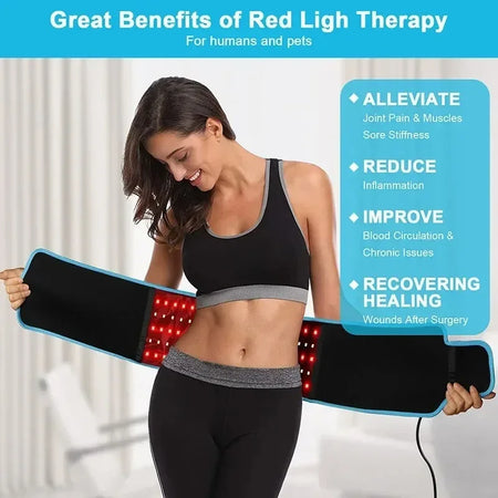 Red Light Health Belt 105 LED IR Lamp - Full Body Therapy