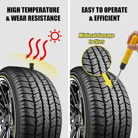 32Pcs Tire Repair Kit &ndash; Convenient Self-Service Tool Set