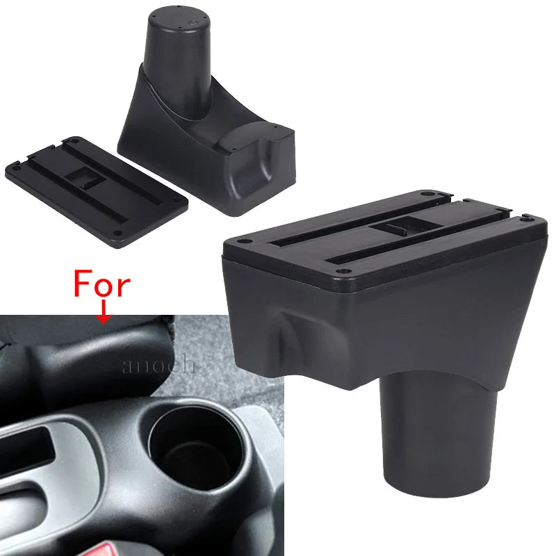 For Nissan Sunny Armrest Box For Nissan March Micra K13 Car Armrest Arm Storage Box Retrofit Parts Car Accessories 2010-2022