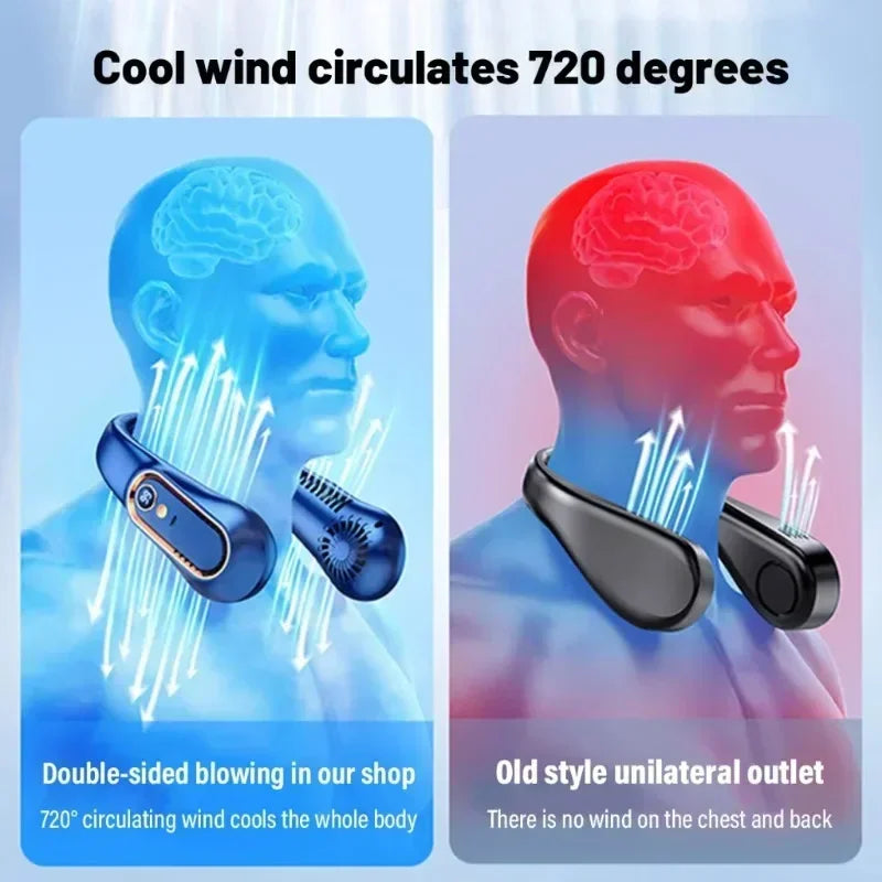 Neck Bladeless Fan Mini &ndash; Ultra Quiet Portable USB Fan