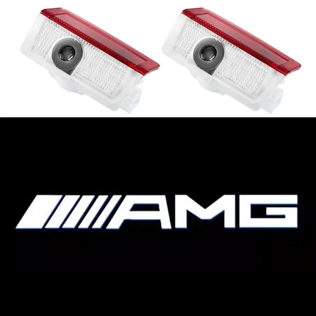 2X Car Door Welcome LED Projection Light &ndash; Mercedes AMG For AMG / 2Pcs