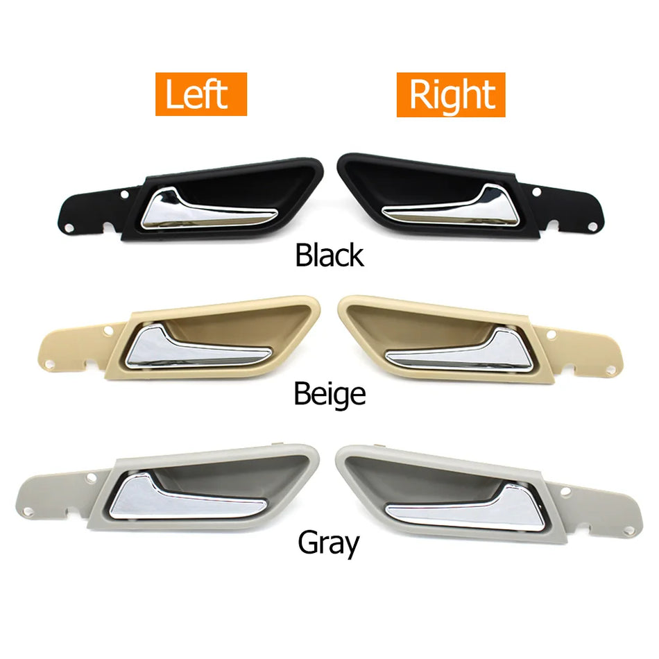 Chrome-Finished Interior Door Unlock Handle Set for Mercedes-Benz A-Class W169 W245