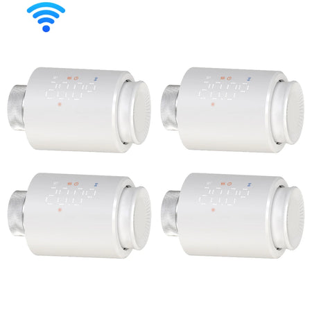 Tuya Smart WiFi Thermostatic Radiator Valve TRV &ndash; Remote App 4pcs WiFi / 3 x 1.5V