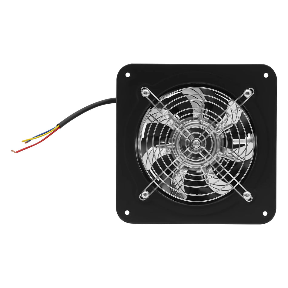 Black FD150 6 Inch Exhaust Fan 40W 2600RPM Copper Motor