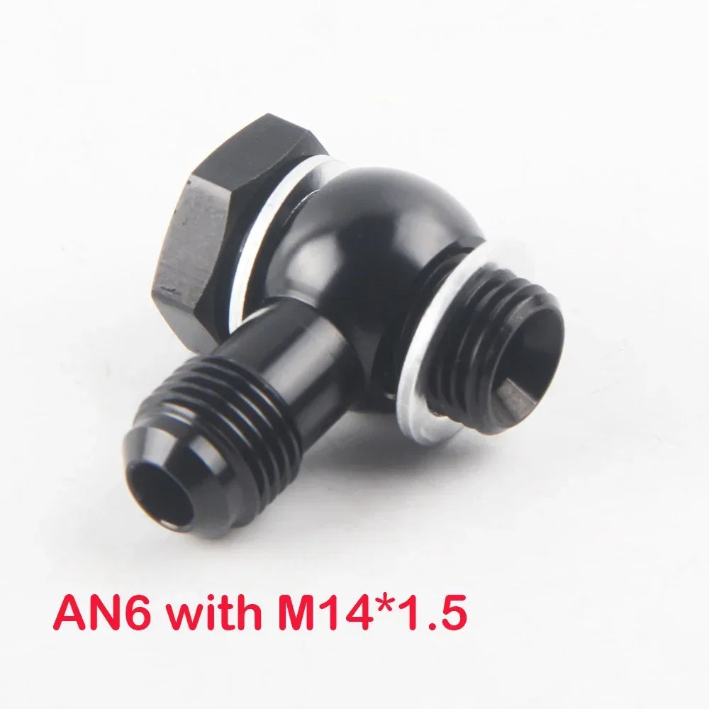 6063 T6 Billet Aluminum Hydraulic Clutch Banjo Fitting M12-M18 by InterCyprus Trading Ltd