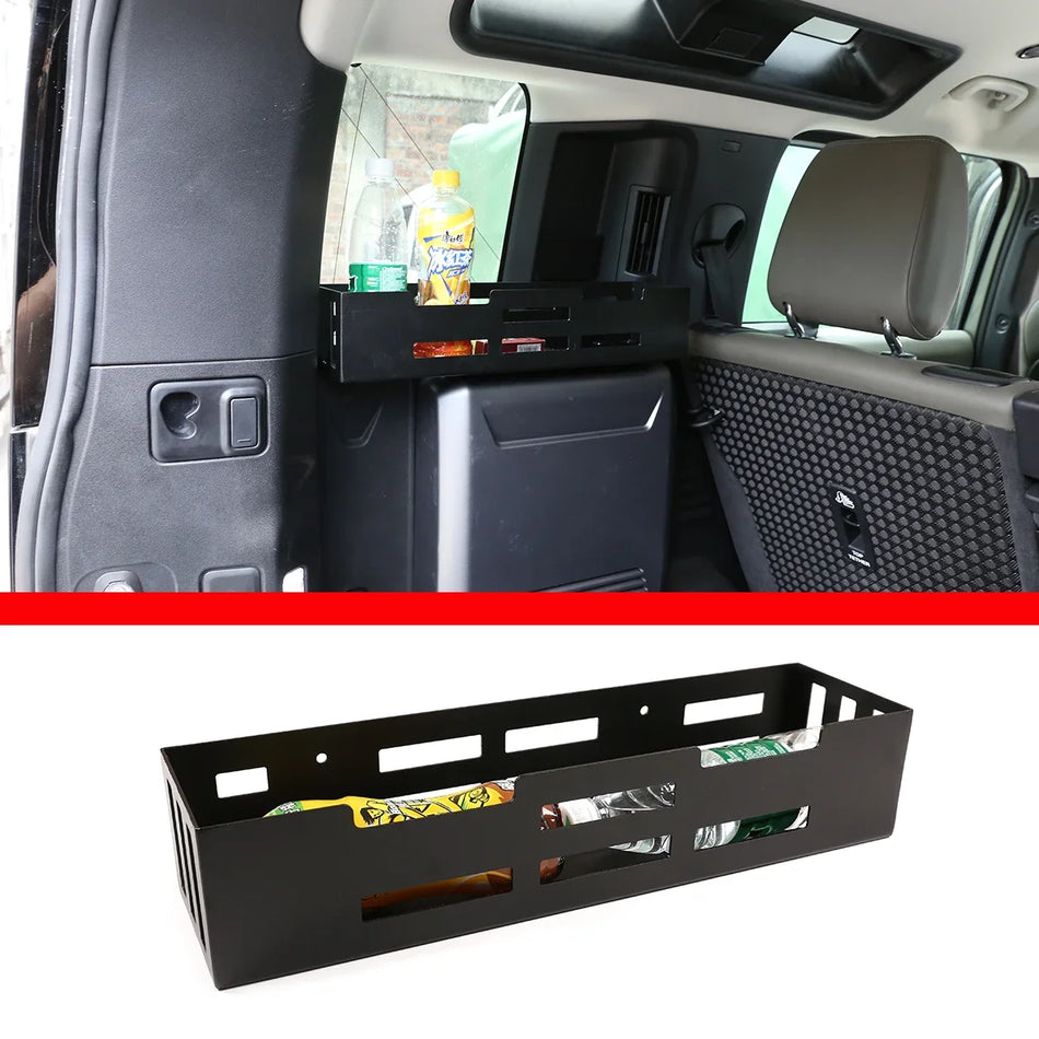 Land Rover Defender 110 aluminijasta košara za shranjevanje prtljažnika črna