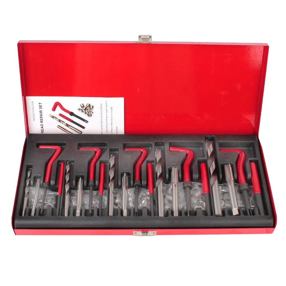 Engine Block Thread Repair Kit for Automotive Use, 88 131 Pcs, M5 M6 M8 M10 M12