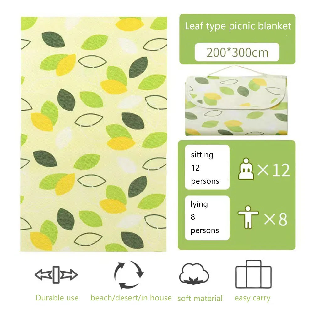 Foldable Picnic Mat &ndash; Moisture-Proof and Waterproof Design
