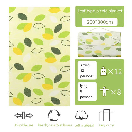 Foldable Picnic Mat &ndash; Moisture-Proof and Waterproof Design