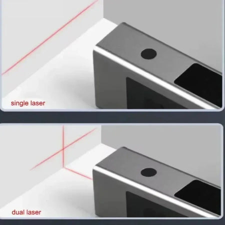 2 In 1 Laser Level Ruler Type-C &ndash; Dual Laser Protractor