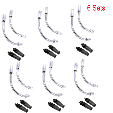 V Brake Noodle And Boot Set &ndash; Durable Steel Cable Protection 6 sets