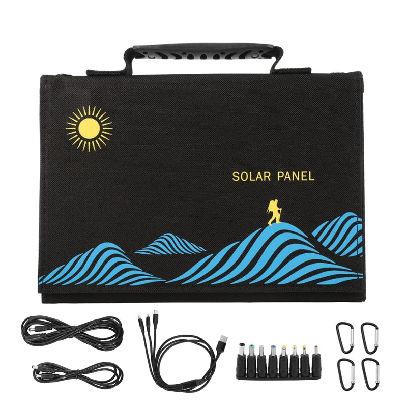 1000W Foldable Solar Panel 18V &ndash; USB DC Output For Outdoors