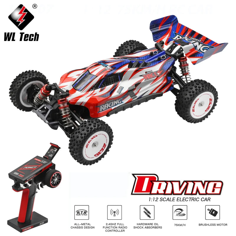 Wltoys 1/12 124008 RC Car &ndash; High Speed Brushless Power