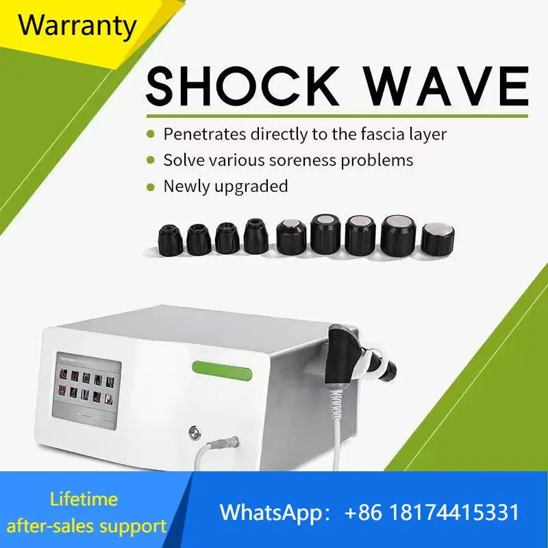 Professionell 10 Bar Pneumatisk Chockvågsterapimaskin