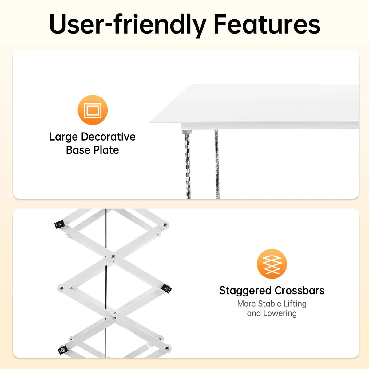 Projector Lift Ceiling Mount &ndash; 22lb Capacity, 24W Remote