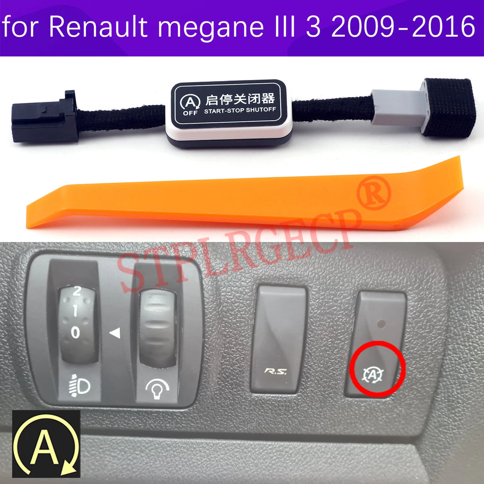 Cable de cancelación de arranque y parada para Renault Megane III X95 X32 2009-2016