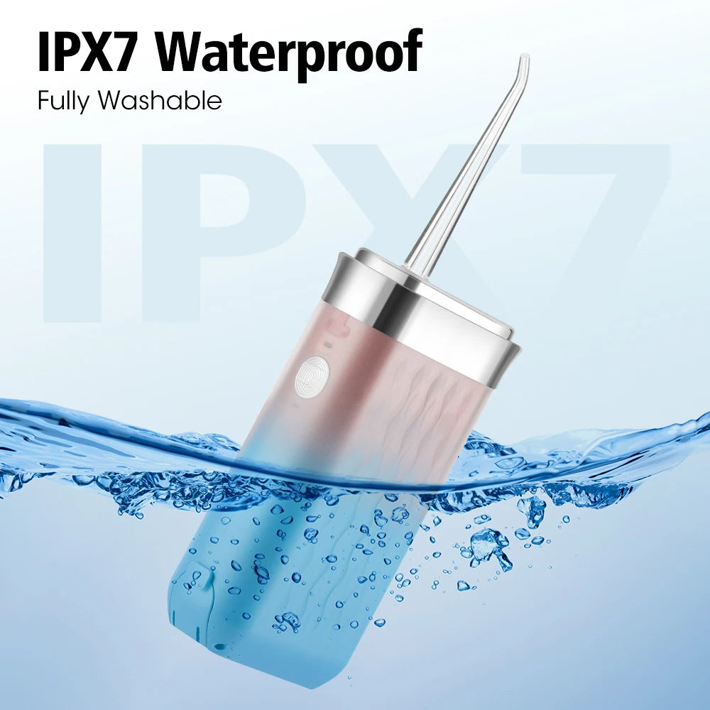 Portable Rechargeable Oral Irrigator Water Teeth Flosser for Travel and Home