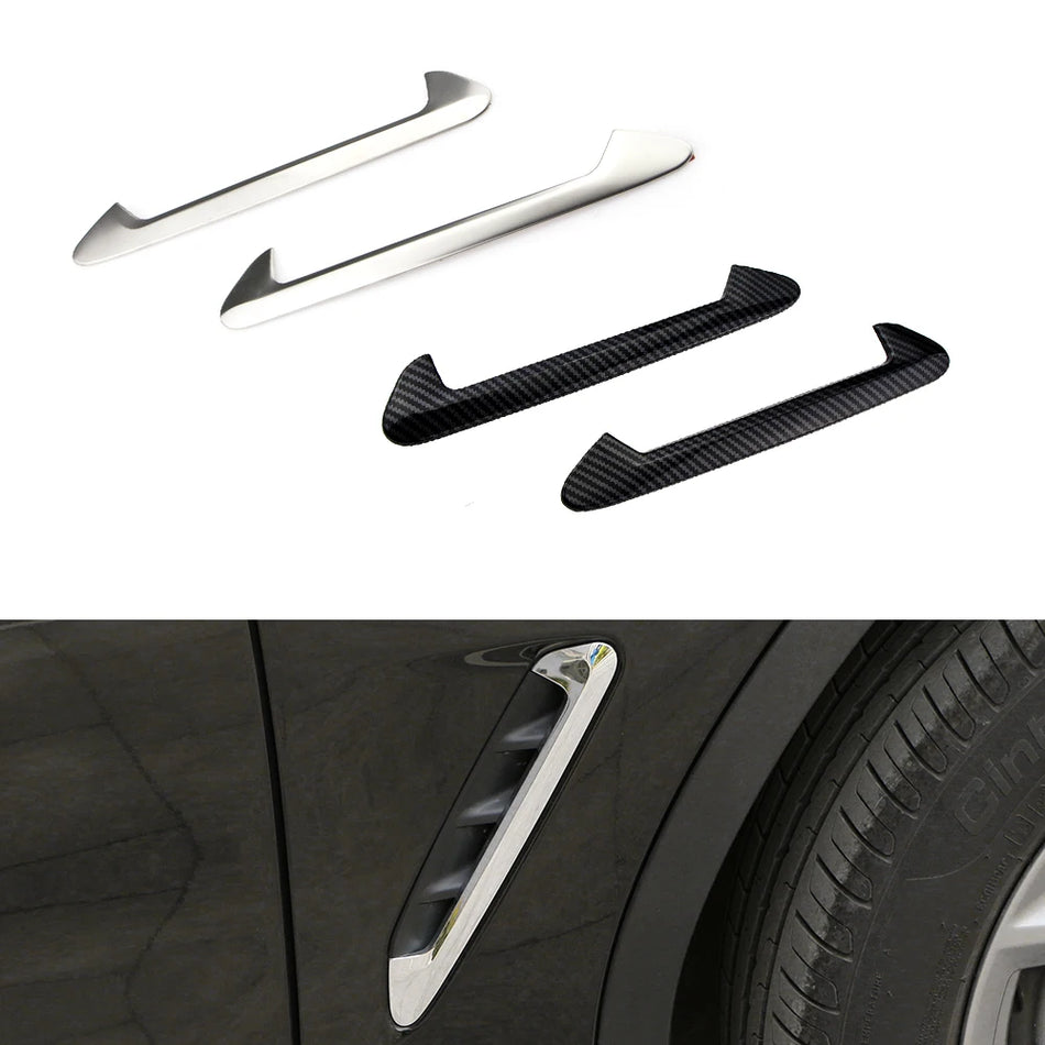 Наклейка на боковую дверь BMW X3 X4 2 шт., накладка-эмблема из нержавеющей стали ABS