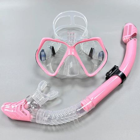 AXY M2021 1 S11 Snorkel Set &ndash; Dry Top Water Protection PinkClear