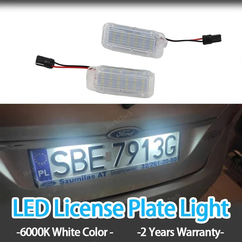 LED-rekisterikilven valot T10 Canbus Ford Focus MK2 MK3