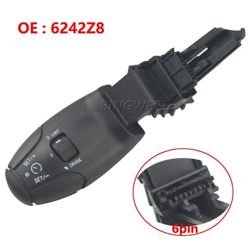 High Quality Cruise Control Switch Handle For Peugeot 307 308 408 206 207 301 3008 For Citroen C2 C3 C5 C8 96637159XT 6242Z8 by InterCyprus Trading Ltd
