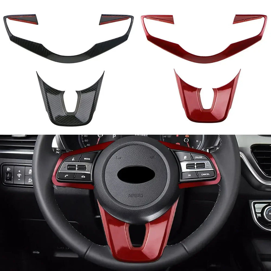 Steering Wheel Trim Cover Molding With Frame Sticker For Kia Forte Ceed K3 XCeed