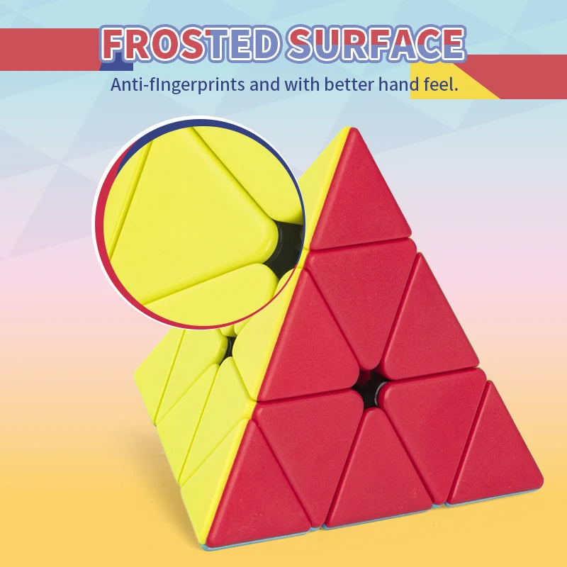 Pyramid Cube 3x3 &ndash; Smooth Magnetic Speed Puzzle