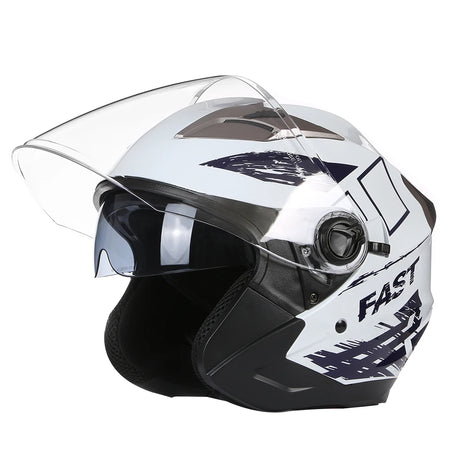 BLD DOT Approved Open Face Motorcycle Helmet - Unisex Stylish Safety Gear