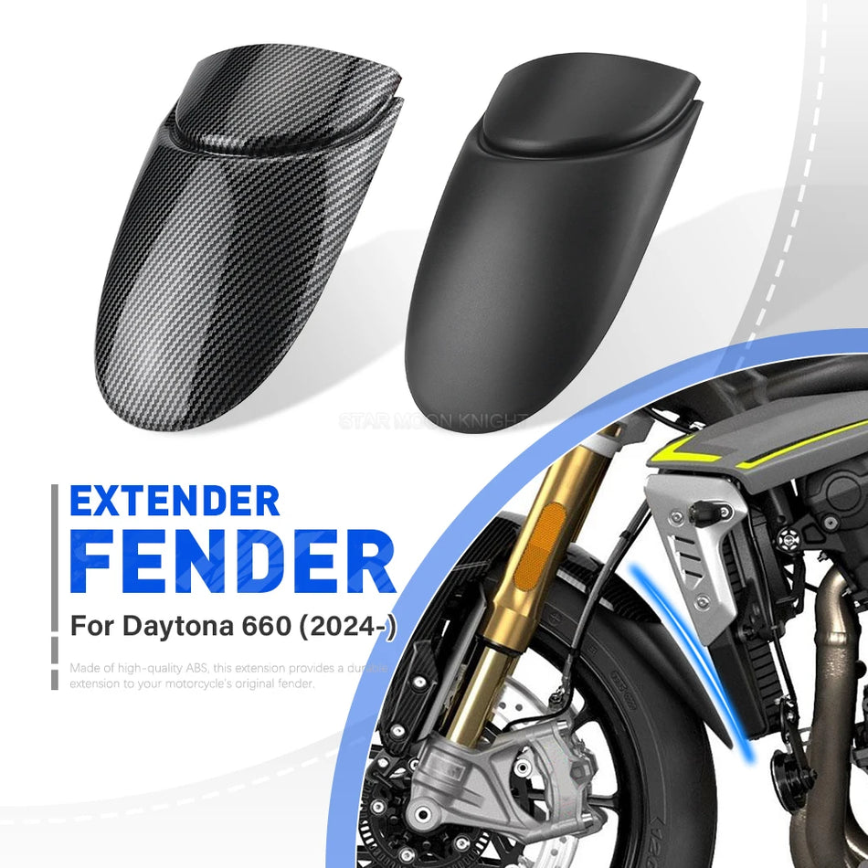 Расширитель переднего крыла Daytona 660, удлинитель грязезащитного щитка для защиты переднего колеса 2024-2025 годов выпуска