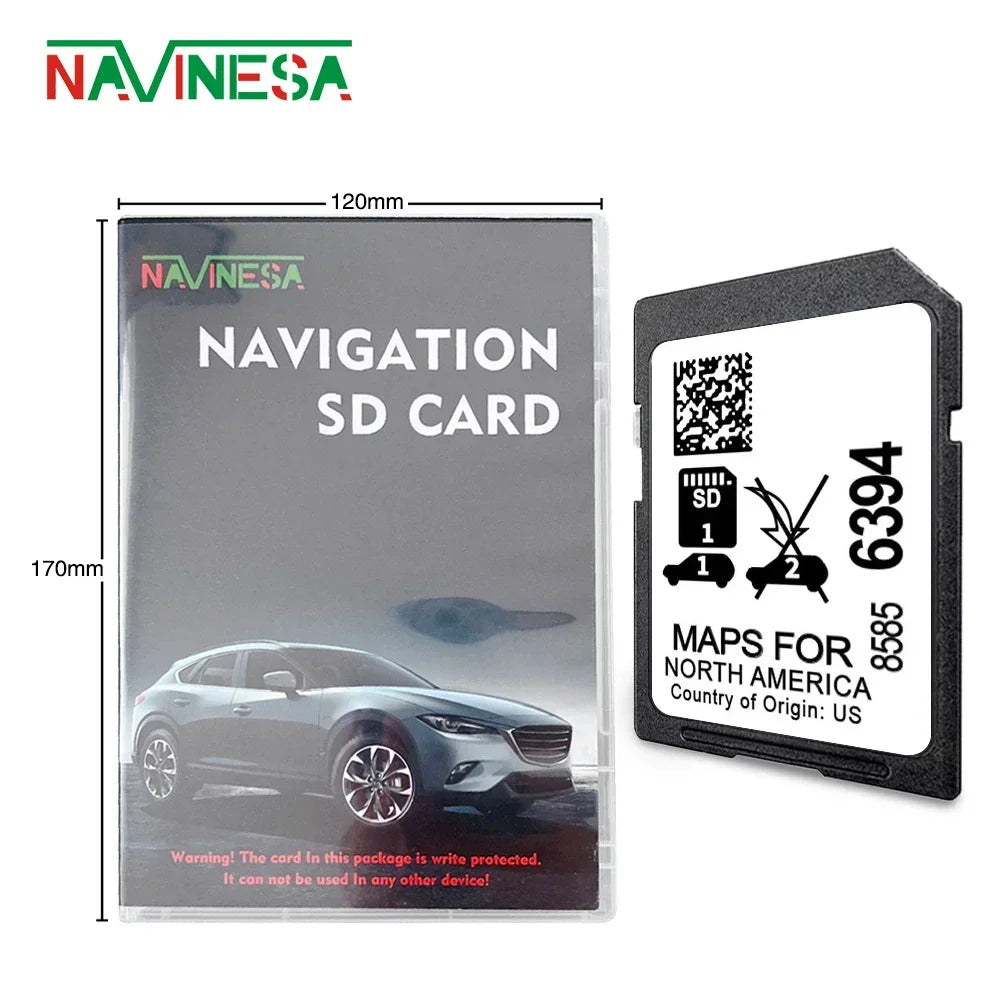 2024 Upgrade North America Map 32G SD Card GPS &ndash; Map Update for GM 8585-6394