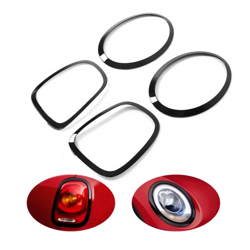 Chrome Headlight And Taillight Trim Rings For BMW Mini R56 R57 R58